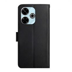 Kožené pouzdro Business leather case černé – Xiaomi Redmi 13 | Levné Kryty | Levné Kryty | Levné Kryty