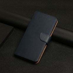 Kožené pouzdro Business leather case modré – Xiaomi Redmi 13 | Levné Kryty | Levné Kryty | Levné Kryty