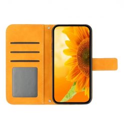 Alternative view of Peněženkové pouzdro Embossing Pattern Květ case žluté – Xiaomi Redmi 13