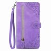 Peněženkové pouzdro Embossing Pattern Leaf case modré – T Phone 2 | Levné Kryty | Levné Kryty | Levné Kryty