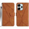 Peněženkové pouzdro Embossing Pattern Stitchy case zelené – Xiaomi Redmi 13 | Levné Kryty | Levné Kryty | Levné Kryty