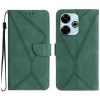 Peněženkové pouzdro Embossing Pattern Stitchy case černé – Xiaomi Redmi 13 | Levné Kryty | Levné Kryty | Levné Kryty