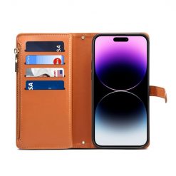Peněženkové pouzdro Eseble Star Wallet case hnědé – Motorola Edge 50 Fusion | Levné Kryty | Levné Kryty | Levné Kryty