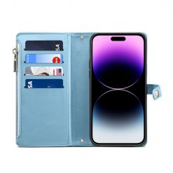 Peněženkové pouzdro Eseble Star Wallet case modré – Motorola Edge 50 Fusion | Levné Kryty | Levné Kryty | Levné Kryty