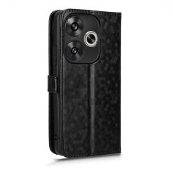 Alternative view of Peněženkové pouzdro Honeycomb Dot Texture Case černé – Xiaomi Poco F6