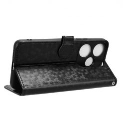 Peněženkové pouzdro Honeycomb Dot Texture Case černé – Xiaomi Poco F6 | Levné Kryty | Levné Kryty | Levné Kryty
