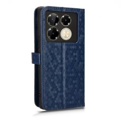 Peněženkové pouzdro Honeycomb Dot Texture Case modré – Infinix Note 40 Pro / 40 Pro+ 5G | Levné Kryty | Levné Kryty | Levné Kryty