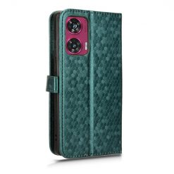Peněženkové pouzdro Honeycomb Dot Texture Case zelené – Motorola Edge 50 Fusion | Levné Kryty | Levné Kryty | Levné Kryty