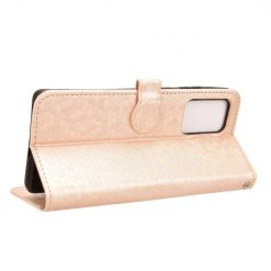 Peněženkové pouzdro Honeycomb Dot Texture Case zlaté – Motorola Edge 50 Fusion | Levné Kryty | Levné Kryty | Levné Kryty