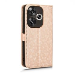 Alternative view of Peněženkové pouzdro Honeycomb Dot Texture Case zlaté – Xiaomi Poco F6