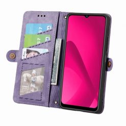 Alternative view of Peněženkové pouzdro Purse case fialové – T Phone 2 Pro