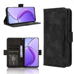Peněženkové pouzdro Slots case černé – Realme 12 / 12X | Levné Kryty | Levné Kryty | Levné Kryty