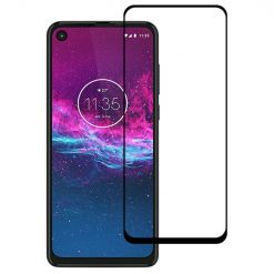 Tvrzené sklo celopovrchové černé – Motorola One Action