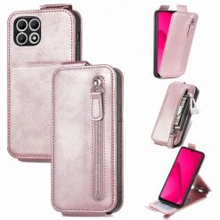 Vyklápěcí pouzdro Vertical flip Wallet case růžové – T Phone 2 Pro | Levné Kryty | Levné Kryty | Levné Kryty