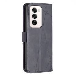 Alternative view of Knížkové pouzdro Rhombus černé – Oppo Reno 12