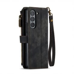 Multifunkční peněženkové pouzdro CaseMe Zip case černé – Samsung Galaxy Z Fold 6 | Levné Kryty | Levné Kryty | Levné Kryty