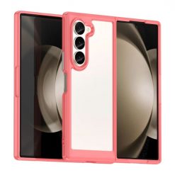 Ochranný kryt Colorful Acrylic case červený – Samsung Galaxy Z Fold 6 | Levné Kryty | Levné Kryty  | Levné Kryty