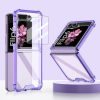 Ochranný kryt GKK Colorful Acrylic case černý – Samsung Galaxy Z Flip 6 / Z Flip 7 FE | Levné Kryty | Levné Kryty | Levné Kryty