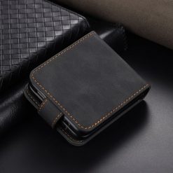 Peněženkové pouzdro AZNS Dream černé – Samsung Galaxy Z Flip 6 / Z Flip 7 FE | Levné Kryty | Levné Kryty | Levné Kryty