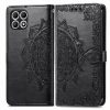 Peněženkové pouzdro Embossing Pattern Mandala Flower zelené – T Phone 2 | Levné Kryty | Levné Kryty | Levné Kryty