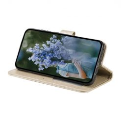 Peněženkové pouzdro Embossing Pattern Mandala Flower zlaté – Motorola Moto G85 5G | Levné Kryty | Levné Kryty | Levné Kryty