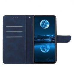 Peněženkové pouzdro Embossing Pattern Stitchy case modré – Oppo Reno 12 Pro | Levné Kryty | Levné Kryty  | Levné Kryty