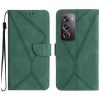 Peněženkové pouzdro Embossing Pattern Stitchy case černé – Oppo Reno 12 | Levné Kryty | Levné Kryty | Levné Kryty