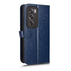 Peněženkové pouzdro Honeycomb Dot Texture Case modré – Oppo Reno 12 | Levné Kryty | Levné Kryty | Levné Kryty