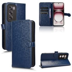 Peněženkové pouzdro Honeycomb Dot Texture Case modré – Oppo Reno 12 | Levné Kryty | Levné Kryty | Levné Kryty