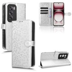 Peněženkové pouzdro Honeycomb Dot Texture Case stříbrné – Oppo Reno 12 Pro | Levné Kryty | Levné Kryty | Levné Kryty