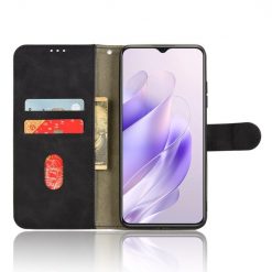 Peněženkové pouzdro Solid černé – Oukitel C37 | Levné Kryty | Levné Kryty | Levné Kryty