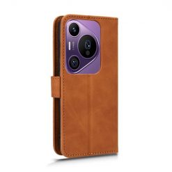 Peněženkové pouzdro Solid hnědé – Huawei Pura 70 Pro | Levné Kryty | Levné Kryty | Levné Kryty