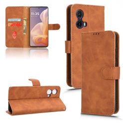 Peněženkové pouzdro Solid hnědé – Motorola Moto G85 5G | Levné Kryty | Levné Kryty | Levné Kryty