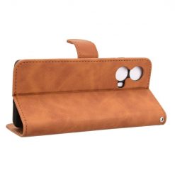 Peněženkové pouzdro Solid hnědé – Motorola Moto G85 5G | Levné Kryty | Levné Kryty | Levné Kryty