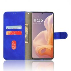Peněženkové pouzdro Solid modré – Motorola Moto G85 5G | Levné Kryty | Levné Kryty | Levné Kryty