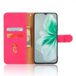 Peněženkové pouzdro Solid růžové – Oukitel C38 | Levné Kryty | Levné Kryty | Levné Kryty