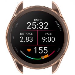 Pouzdro Ring case růžové pro Garmin Forerunner 165 | Levné Kryty | Levné Kryty | Levné Kryty