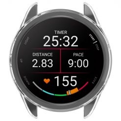 Pouzdro Ring case transparentní pro Garmin Forerunner 165 | Levné Kryty | Levné Kryty | Levné Kryty