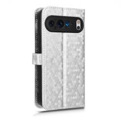 Alternative view of Peněženkové pouzdro Honeycomb Dot Texture Case stříbrné – Google Pixel 9 Pro XL