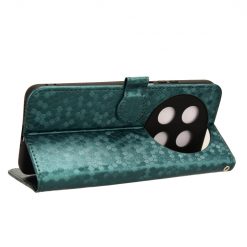 Alternative view of Peněženkové pouzdro Honeycomb Dot Texture Case zelené – Huawei Nova 12i