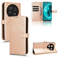 Peněženkové pouzdro Honeycomb Dot Texture Case zlaté – Huawei Nova 12i | Levné Kryty | Levné Kryty | Levné Kryty