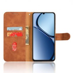 Peněženkové pouzdro Solid hnědé – Realme C61 / C63 | Levné Kryty | Levné Kryty | Levné Kryty