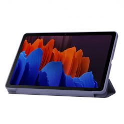Knížkové pouzdro Pure case fialové – Samsung Galaxy Tab S7 / Tab S8 | Levné Kryty | Levné Kryty | Levné Kryty