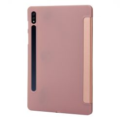 Knížkové pouzdro Pure case růžové – Samsung Galaxy Tab S7 / Tab S8 | Levné Kryty | Levné Kryty | Levné Kryty
