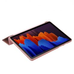 Knížkové pouzdro Pure case růžové – Samsung Galaxy Tab S7 / Tab S8 | Levné Kryty | Levné Kryty | Levné Kryty