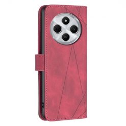Alternative view of Knížkové pouzdro Rhombus červené – Xiaomi Redmi 14C / Poco C75