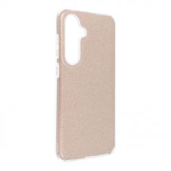 Třpytivý Kryt Forcell Shining zlatý – Samsung Galaxy S24 FE