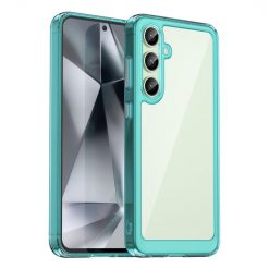 Ochranný kryt Colorful Acrylic case transparentno-modrý – Samsung Galaxy S24 FE