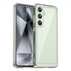 Ochranný kryt Colorful Acrylic case transparentní – Samsung Galaxy S24 FE