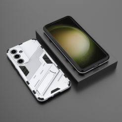 Odolný Kryt Punk armor case bílý – Samsung Galaxy S24 FE | Levné Kryty | Levné Kryty | Levné Kryty